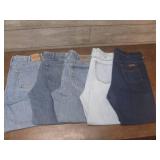 (K) 5 Pair of Jeans - GAP, Rustler,...