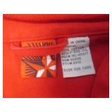 (K) Red Denim Long Sleeve Snap Fron...