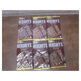 (K) 6 Giant 25pc Hersheys Chocolate...