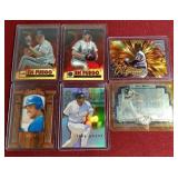 (6) 1990s Baseball HOFer Insert Cards