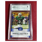 2012 Leaf Draft Robert Griffin III Rookie Card - BCCG 9