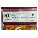 2012 Leaf Draft Robert Griffin III Rookie Card - BCCG 9