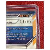 (6) Numbered Baseball Cards