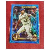 (6) Numbered Baseball Cards