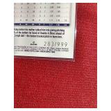 (6) Numbered Baseball Cards