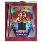 (3) Football Jersey Cards - (2) Rookies