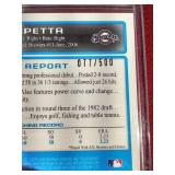 (4) Autographed Baseball Prospect Cards