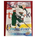 2016-17 Upper Deck Joel Eriksson Ek Young Guns Canvas Rookie Card