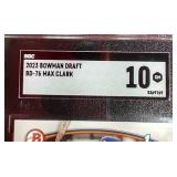 2023 Bowman Max Clark 1st Bowman Card - SGC 10