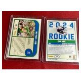 (2) 2024 Score Bo Nix Rookie Cards
