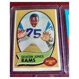 (3) Vintage Football Cards - Defensive Legends Page, Jones, Olsen