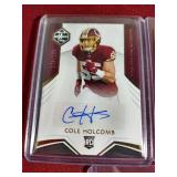 (5) Autographed Football Rookie Cards