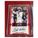 (5) Autographed Football Rookie Cards