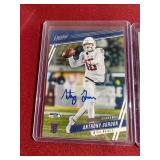 (5) Autographed Football Rookie Cards