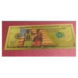 Michael Jordan & Kobe Bryant Gold Foil Note