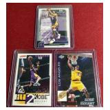(3) Kobe Bryant Cards