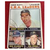 1964 Topps Sandy Koufax Leaders Card