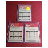 (3) 2022 Topps Heritage Baseball Legends Refractor Cards