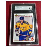 1991-92 Upper Deck Nicklas Lidstrom Rookie - SGC 9