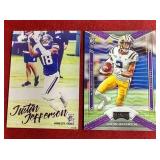 (2) 2020 Justin Jefferson Rookie Cards