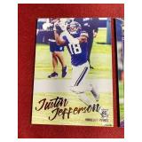 (2) 2020 Justin Jefferson Rookie Cards