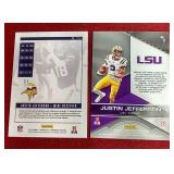 (2) 2020 Justin Jefferson Rookie Cards