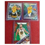 (3) Stephen Curry Prizm Cards