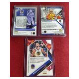 (3) Stephen Curry Prizm Cards