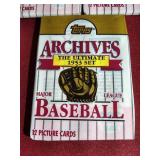 (3) Unopened 1991 Topps Archives 1953 Reprint Packs