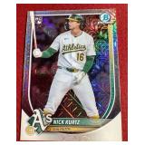 2025 Bowman Chrome Nick Kurtz Mojo Refractor Rookie Card