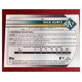 2025 Bowman Chrome Nick Kurtz Mojo Refractor Rookie Card