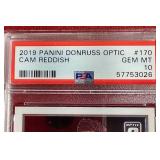 2019 Optic Cam Reddish Rated Rookie Card - PSA 10