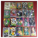 (20) Football Cards - Prizms, Rookies Etc