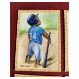 1998 Sports Illustrated Then and Now Art of the Game Insert Set - Cool Griffey!