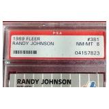 1989 Fleer Randy Johnson Rookie Card - PSA 8