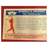 1959 Fleer Ted Williams Card - No Creases