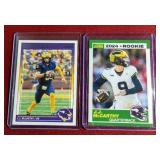 (2) 2024 Score JJ McCarthy Rookie Cards