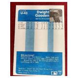 1984 Fleer Update Dwight Gooden Rookie Card