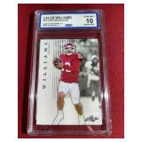 2022 Leaf Caleb Williams Rookie Card - CCG 10