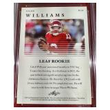 2022 Leaf Caleb Williams Rookie Card - CCG 10