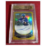 2013 Bowman Julio Morban Gold Refractor Autograph #d/50 - BCG 9.5/10