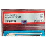 1979 Topps NY Rangers Team Card - PSA 7