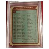 1979 Topps NY Rangers Team Card - PSA 7