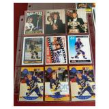 Large Lot of Brett Hull & Eric Lindros Cards