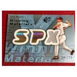 2007 SPx John Smoltz Game-Worn Jersey Card - #d/175