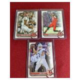(3) Bowman QB 1st Bowman Cards