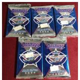 (5) Unopened 1996 Donruss Football Card Packs