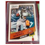 (5) Numbered Football Cards
