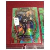 (5) Numbered Football Cards