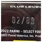 (5) Numbered Football Cards